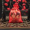 Bolsas de Caramelo de Satén Brocado Estilo Chino para Bodas, Bolsas de Regalo Especiales para Bodas, Bolsas de la Suerte para Bodas de Tela Tradicional China