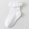 Calcetines Infantiles Otoño/Invierno 22nd con Adorno de Encaje Calcetines de Princesa Calcetines para Bebés Niñas Calcetines Lisos para Danza Estudiantil para Niños Pequeños