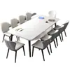 Mesa de conferência mesa longa escritório minimalista moderno combinação de mesas mesa longa mesa de treinamento retangular mesa grande bancada de trabalho