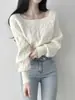 Suéter Grosso Torcido para Mulheres, Novo Agasalho de Outono e Inverno com um Design Elegante e Único, Top de Tricô Básico Ajustado e Lisonjeiro