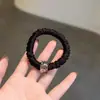 Goma Elástica Sencilla Básica con Pedrería Diadema de Alta Elasticidad Duradera para Coletas Moños Accesorio Versátil para el Cabello