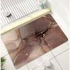 Alfombrillas Absorbentes para Suelo de Baño de Barro Diatómico y Mármol, Alfombrillas Antideslizantes para Pies Domésticas, Alfombrillas de Secado Rápido para Puerta de Inodoro