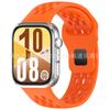 Adequado para Relógio Huawei Fit3/Fit4/Fit4 Pro Pulseira de Silicone Malha Respirável Fivela Reversa Pulseira de Pulso de Silicone