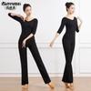 Traje de Entrenamiento de Danza para Mujer Danza Moderna Danza Clásica Traje de Baile Profesional Danza Étnica China Entrenamiento Corporal Top