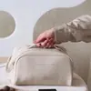 Bolsa de Maquiagem para Mulheres, Grande Capacidade, Estilo Ins, Sensação de Luxo, Novo Modelo 2025, Super Popular, Luxo Leve, Bolsa Portátil de Armazenamento de Maquiagem para Viagem