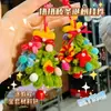 Colgante de árbol de Navidad juguete de palo retorcido bolsa de material para manualidades Colgante de árbol de Navidad Regalo de Navidad Colgante de árbol de Navidad
