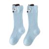 Una generación de calcetines de bebé para mosquitos verano delgados bebé transpirables de malla calcetines de tubo caricatura rodilla calcetines para niños
