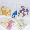 Fábrica en stock arena para pulir pies negra bolsa de 25 mm 50 piezas de color piel muerta arena para pulir pies arena para callos