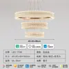 Lustre minimalista italiano para sala de estar, lustre de cristal de luxo leve de 6 luzes, luminária para sala de jantar e quarto, estilo vintage creme