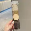 Elásticos de Borracha Pretos Descartáveis para Mulheres Prenderem o Cabelo, Cordas de Cabelo Altamente Elásticas Que Não Danificam o Cabelo, Elásticos de Cabelo para Crianças, Acessórios de Cabelo para Tranças