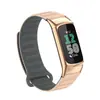 Correa de Reloj Adecuada para Fitbit Charge6, Conector Metálico Charge5, Correa de Reloj Magnética de Silicona Transpirable Apta para la Piel