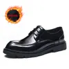 [Evento] Zapatos de Cuero Genuino para Hombre, Zapatos Formales para Hombre, Zapatos Derby Británicos, Zapatos de Negocios Brillantes de Charol, Zapatos de Cuero de Gama Alta para Hombre