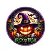 Serie de Calabazas y Cráneos de Halloween de Venta Caliente Transfronteriza Señales de Decoración de Escena de Atmósfera para Puertas y Ventanas de Madera del Hogar