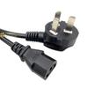 Cable de Host de Computadora con Chasis de 1.5 m Directo de Fábrica Cola de Enchufe Triple Estándar Nacional Cable de Alimentación de Enchufe Triple Estándar Nacional
