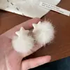 Pendientes de Turmalina en Grava de Piedra Natural para Mujer, Mini, Compactos, Sencillos, Versátiles, Modernos, Exquisitos, Dulces y Elegantes