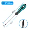 Mini Destornillador de Siete Pisos Compacto Portátil Para Viajes Mantenimiento de Equipo al Aire Libre