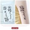 Tengo Gama Completa de Calcomanías de Tatuaje de Flores Sencillas Calcomanías de Tatuaje Impermeables Realistas Fábrica Social de Rosas Venta al por Mayor Calcomanías de Tatuaje Oscuro