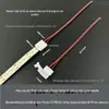 Fita de LED de 2 Pinos Placa Branca Conector Sem Solda 8mm/10mm Conexão de Emenda no Meio Conector SMD de Baixa Tensão