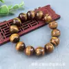 Pulsera de Piedra Ojo de Tigre Amarillo con Cuentas Redondas Cuentas de Ojo de Tigre para Hombres y Mujeres Pulsera de Rosario de Círculo Único Asociación Empresarial Vendida Suministro Directo de Taobao