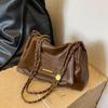 Bolso de mano para mujer, de gran capacidad, informal, de piel suave, con un solo hombro, para el trabajo, de alta gama, 2025