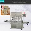 Máquina de envase para sopa de costela com raiz de lótus máquina de enlatamento de comida cozida de sopa de raiz de lótus máquina de envase com pesagem automática de alimentos enlatados