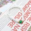 Imitación ágata vietnamita oro verde pulsera valiente damas moda simple pulsera de jade verde puesto de venta de puntos escénicos