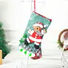 Decoração de Natal Sacola de Natal Tamanho Pequeno Sacola de Doces Meia de Papai Noel Decoração Pingente de Árvore de Natal