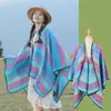Chal de Dali, Yunnan, Ropa Exterior Casual y Elegante para Mujer, Estilo Étnico, Capa Cloak Jacket de Viaje del Oeste de Xinjiang, Xizang, Sichuan