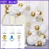 Diseño de evento de fiesta temática de traje de globo transfronterizo, decoración de cumpleaños de boda, decoración de ceremonia de boda, cadena de globos