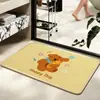 Tapetes de Piso de Lino Dibujados, Tapetes de Piso para Baño, Absorbentes, Antideslizantes, Resistentes a la Suciedad y de Fácil Cuidado para Puerta de Baño del Hogar, Venta al por Mayor