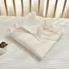 Manta de algodón puro grado A para bebé, manta para cochecito de recién nacido, manta multifuncional para siesta de niños de jardín de infantes, manta pequeña para todas las estaciones