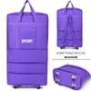 Bolsa de Equipaje Plegable Universal con Ruedas Extendida 158 Bolsa de Envío Aéreo Capacidad Súper Grande Estudio en el Extranjero Mudanza Bolsa de Viaje