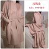 Ropa interior Guiruo sexy y caliente sin espalda, escote en V profundo puro, con almohadillas para el pecho, camisón de satén suave para mujer, traje J3336