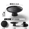 Vajilla de melamina platos con base alta para uso comercial en restaurantes de hot pot de res, para servir guarniciones, carnes a la parrilla, sushi y barbacoa