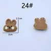 Variedad de Parches de Dibujos Animados de Goma Suave para Vasos de Agua DIY, Pegatinas Decorativas Hechas a Mano, Fundas para Teléfonos Móviles, Pasadores, Accesorios para el Cabello, Decoraciones para la Cabeza