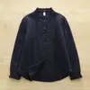 Camisa Acolchada Espesa de Manga Larga para Mujer, Camisa Cálida de Invierno, Gasa de Algodón Suave y Amigable con la Piel, Top Básico Estilo Occidental