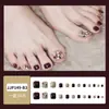 Fábrica de arte para uñas venta caliente uña del pie personalizada uña uña uña uña parche para uñas ultra-delgado desmontable portátil uñas postizas