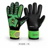 Guantes de portero de fútbol para adultos con diseño de color contrastante, apariencia moderna, transpirables y no sofocantes, amortiguadores y acolchados, especialmente diseñados para el entrenamiento