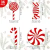 Caramelo nuevo transfronterizo bastón de madera pirulí decoración creativa decoraciones navideñas figura principal del caramelo colgante para árbol de Navidad