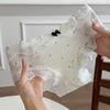 Verano Lunares Seda de Hielo Entrepierna Extendida Estilo Dulce Ropa Interior para Mujer Encaje Transpirable Cintura Baja Triángulo Estudiante Lote