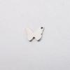 RUMNVNTY em estoque acessórios criativos de pingente de borboleta coreana espelho aço inoxidável acessórios DIY 11*14mm