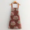 Delantal Impermeable de Dibujos Animados para Uso en Cocina, Delantal Anti-Manchas de Aceite para Cocinar, Catering, Ropa de Trabajo Resistente al Desgaste de Nuevo Estilo para Hombres y Mujeres
