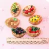 Imán para Refrigerador de Juguete de Comida Artificial de Resina Pan Langosta Comida Gourmet DIY Accesorios para el Hogar Imán para Refrigerador Cultural y Creativo Suministro