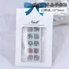 Acessórios de Unha Artística Rhinestone Elegantes Brilhantes Finos Tipo Pilha de Ovo Transparente Cor Pombo Rhinestone Acabado Unhas Usáveis Atacado