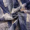 Fio de seda falso Huayao fibra de poliéster primavera verão outono vestido camisa fino roupa de casa tecido respirável atacado