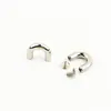 Accesorios de Ferretería Color Dorado Claro para Bolsos, Tornillos con Forma de Arco para Bolsos, Diámetro Interior 9 mm