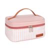 Bolsa térmica de papel de aluminio engrosado directo de fábrica bolsa de almuerzo portátil para niños bolsa de almuerzo para estudiantes estilo coreano bolsa térmica a rayas