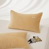 Fundas de Almohada de Terciopelo de Leche y Terciopelo Coral, un Par de 48X74Cm Fundas de Almohada de Terciopelo para Otoño e Invierno, Fundas de Relleno para Almohada Individual 2