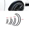 Par de cejas de rueda de coche de fibra de carbono de alta venta Arco de rueda ceja de rueda placa de hoja tira decorativa modificada borde de rueda rodeado por ceja de rueda universal
