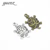 YuenZ Accesorios para joyería DIY colgante de tortuga de aleación colgante pequeño lindo retro de aleación D751
